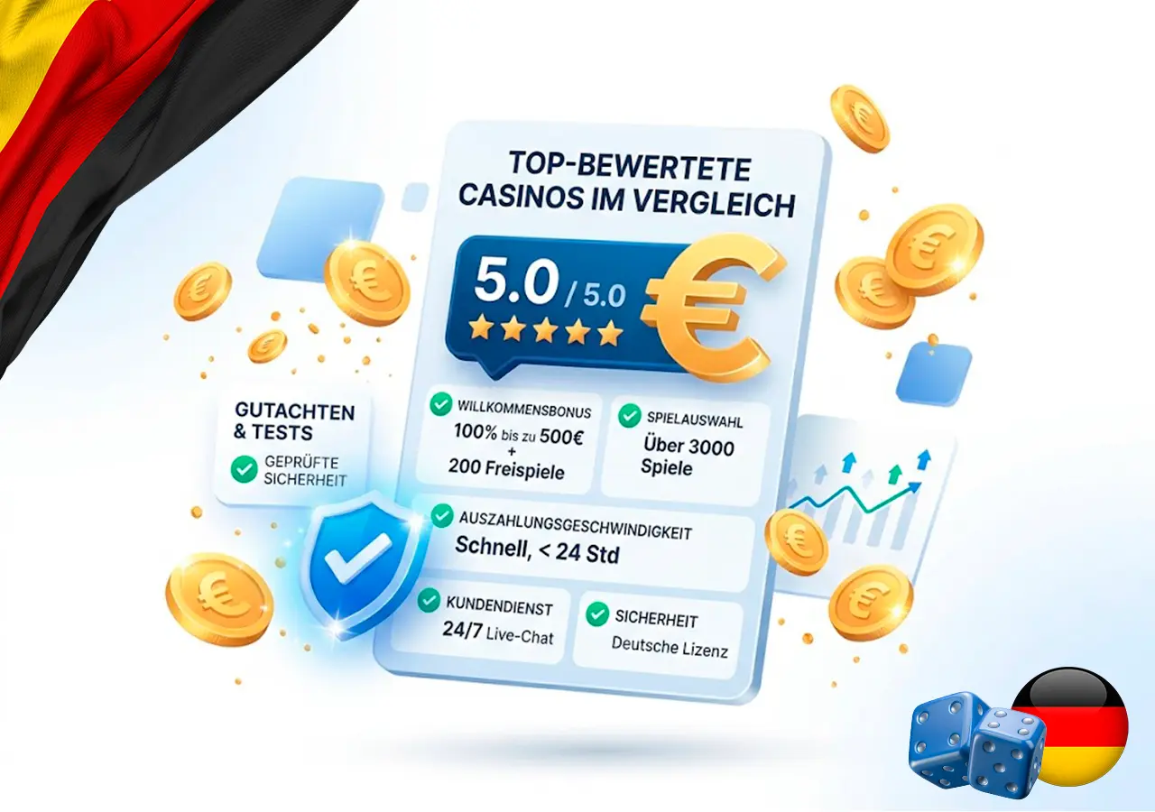Top Online Casinos ohne Steuer Vergleichstabelle mit Boni und Auszahlungsquoten